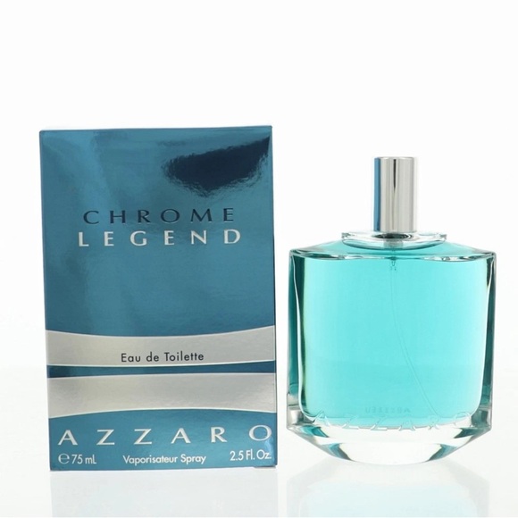 New In A Box Authentic Azzaro Chrome Legend Eau de Toilette for Men - Blue - Picture 1 of 1